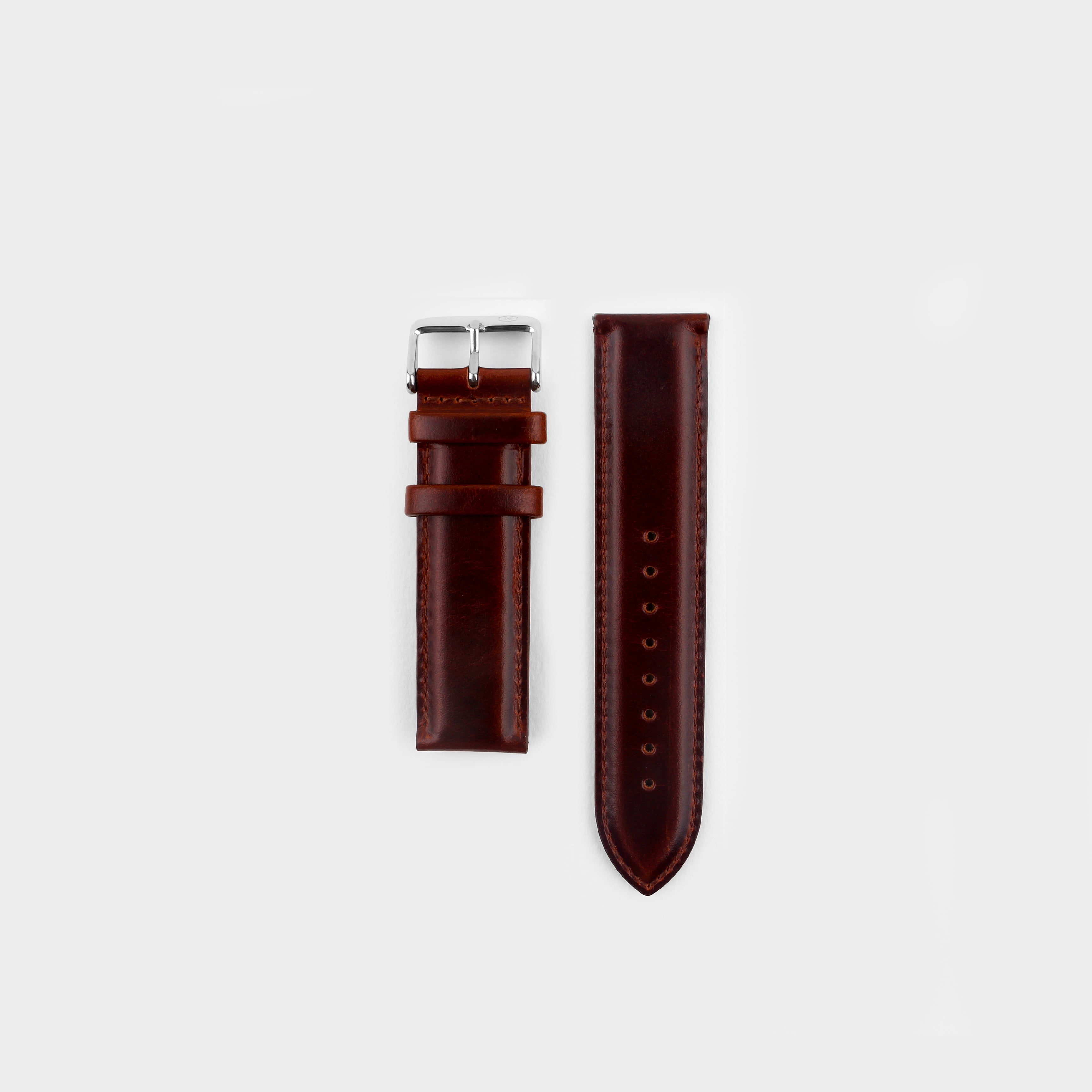 Brown Leather Strap 22mm